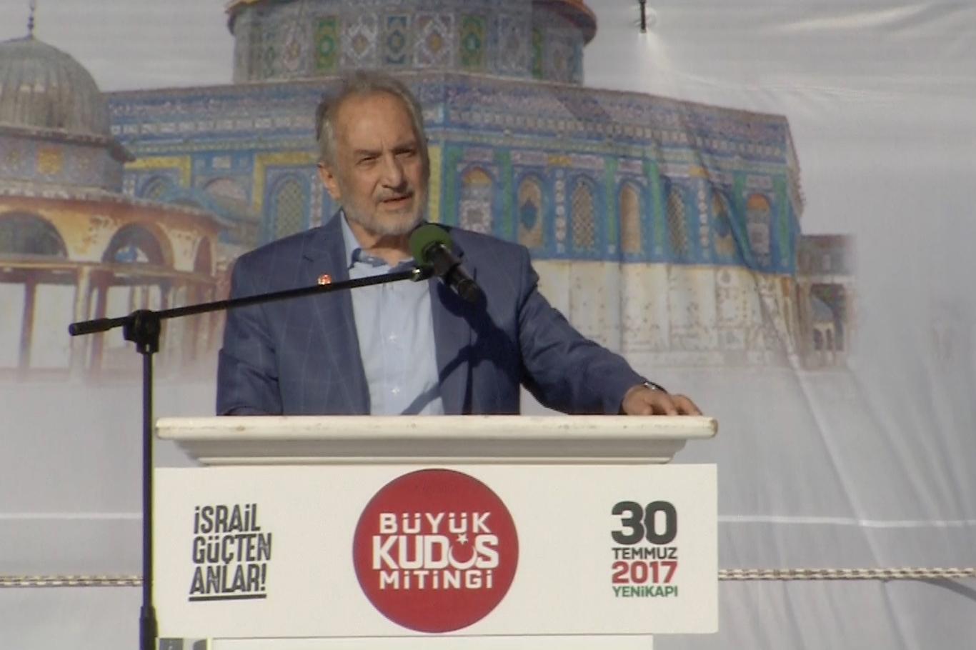 Yenikapı'da "Büyük Kudüs Mitingi" düzenlendi Yenikapı'da "Büyük Kudüs Mitingi" düzenlendi